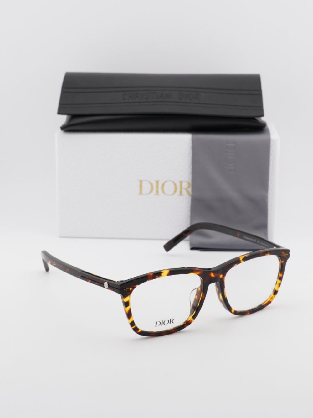 Dior DIORESSENTIALO S2F 2400 Square Eyeglasses - Havana 54mm